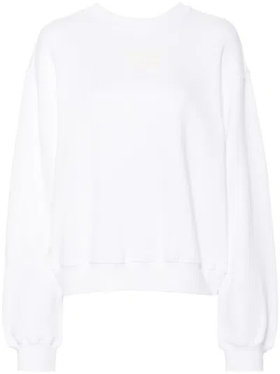 ALEXANDER WANG SWEATSHIRT WITH EMBOSSED LOGO