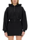 Alexander Wang Sweatshirt With Logo In Black