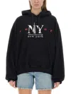 ALEXANDER WANG SWEATSHIRT WITH LOGO