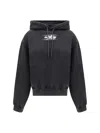 Alexander Wang Cotton Hoodie W/ Logo In Black