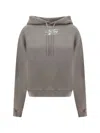 Alexander Wang Hoodie In Grey