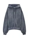 Alexander Wang T Alexander Wang Essential Hoodie Washed Asphalt