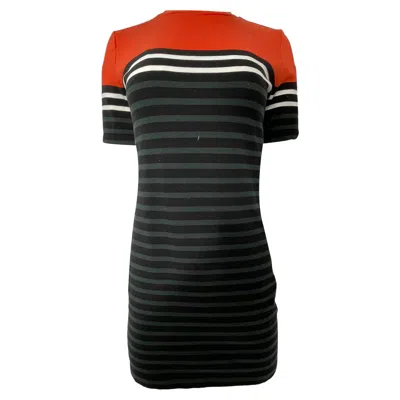 ALEXANDER WANG T ALEXANDER WANG KNITTED MINI SHORT SLEEVE DRESS IN MULTICOLOR COTTON
