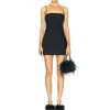 Alexander Wang T Alexander Wang Mini Dress With Built-in Shorts In Black