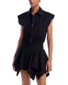 Alexander Wang T Alexanderwang. T Cut Off Double Shirt Dress