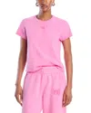 Alexander Wang T Alexanderwang. T Essential Shrunk Logo Tee In Pink