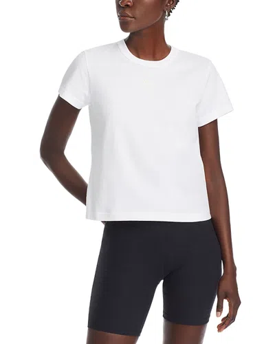 Alexander Wang T Alexanderwang. T Essential Shrunk Logo Tee In White