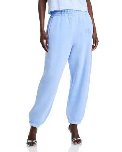 Alexander Wang T Terry Track Pants In Washed Pal