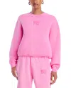 Alexander Wang T Alexanderwang. T Essential Terry Sweatshirt In Pink