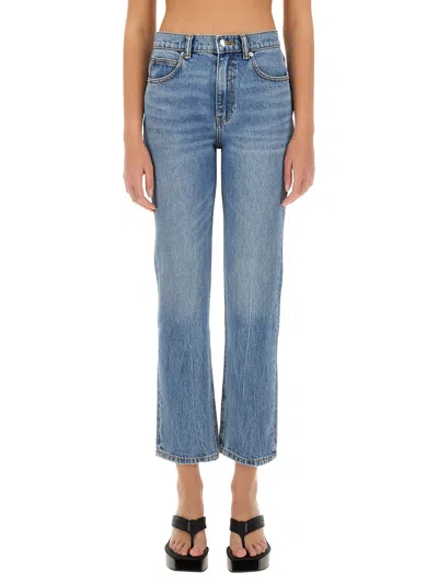 Alexander Wang T Alexanderwang. T High Waist Jeans In Denim