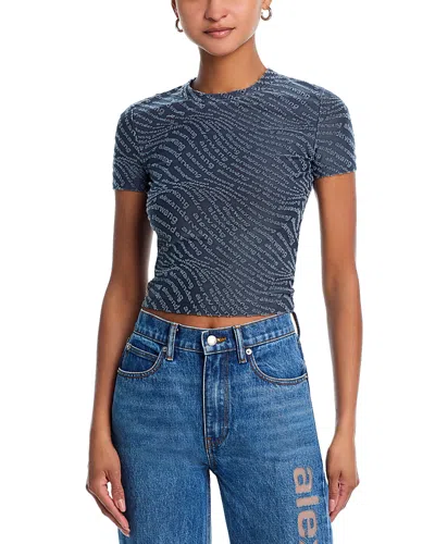 ALEXANDER WANG T ALEXANDERWANG. T JACQUARD LOGO BABY TEE