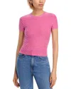 Alexander Wang T Alexanderwang. T Jacquard Logo Baby Tee In Pink