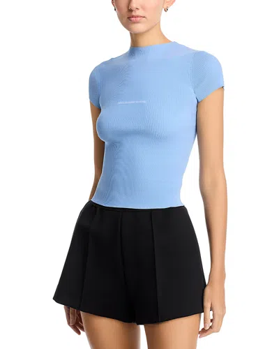 Alexander Wang T Alexanderwang. T Logo Tee In Blue