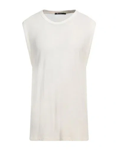 Alexander Wang T Alexanderwang. T Man T-shirt Ivory Size L Rayon, Silk In White
