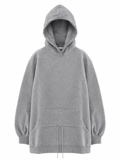 Alexander Wang T Alexanderwang. T Mini Dress With Hood In Gray
