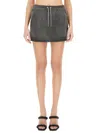 Alexander Wang T T By Alexander Wang Mini Skirt In Grey