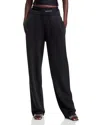 Alexander Wang T Alexanderwang. T Pre-styled Bike Short Sweatpants In Washed Black