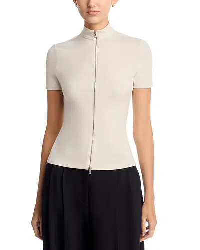 Alexander Wang T Alexanderwang. T Rash Guard Top In Neutral