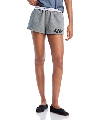 Alexander Wang T Alexanderwang. T Running Shorts In Grey