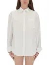 Alexander Wang T Alexanderwang. T Shirt With Logo In White