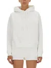Alexander Wang T T By Alexander Wang Essential Sweatshirt In White