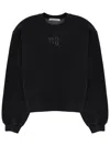 Alexander Wang T T By Alexander Wang Sweatshirt With Logo In Black