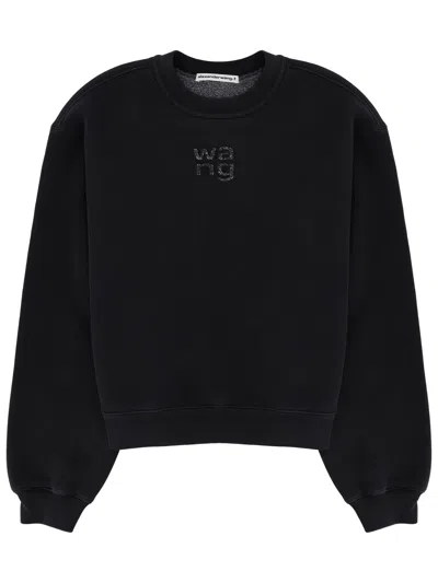ALEXANDER WANG T ALEXANDERWANG. T SWEATSHIRT WITH LOGO