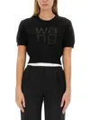 Alexander Wang T Knitted T-shirt In Black
