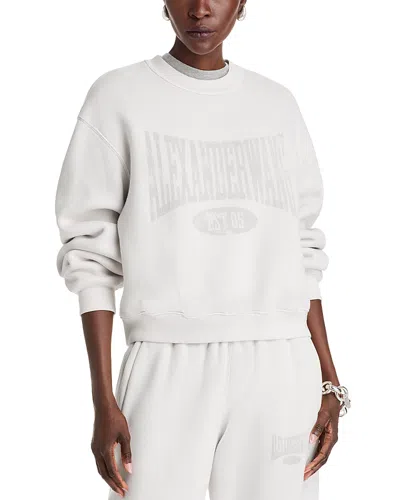ALEXANDER WANG T ALEXANDERWANG. T TERRY LOGO SWEATSHIRT