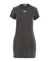 Alexander Wang T T By Alexander Wang Blade Logo Shrunken Tee Dress Washed Cedar