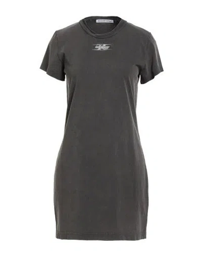 ALEXANDER WANG T ALEXANDERWANG. T WOMAN MINI DRESS LEAD SIZE M COTTON