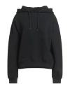 Alexander Wang T Alexanderwang. T Woman Sweatshirt Black Size Xl Cotton, Polyester, Elastane