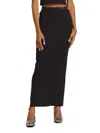 Alexander Wang T Black Cutout Maxi Skirt In Black