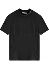 Alexander Wang T T By Alexander Wang Rashguard T-shirt In Black