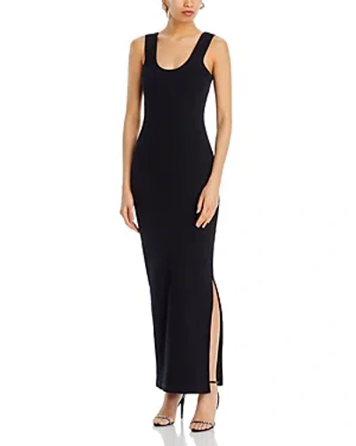 black shift dresses for funeral Beyond Yoga Women's Maxi Around The World Front Twist Dress Black / L main image 0