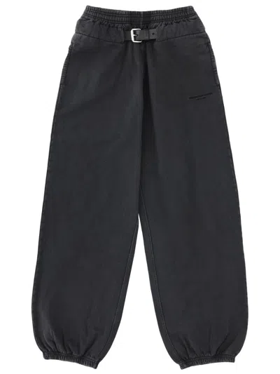 Alexander Wang T Alexanderwang.t Relaxed Fit Jogger Trousers For Women In Black