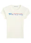 Alexander Wang T Alexanderwang.t Ribbed Logo-print Cotton T-shirt