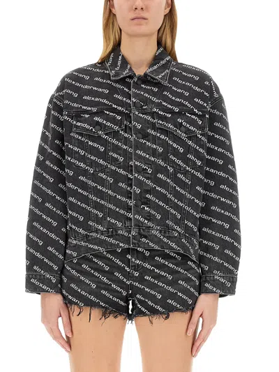 ALEXANDER WANG T ALEXANDERWANG. T ALL VOER LOGO JACKET