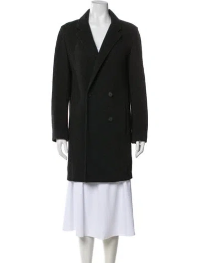 Pre-owned Alexander Wang Alpaca Peacoat In Green