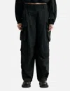 Alexander Wang T Alexanderwang.t Straight-leg Shell Cargo Trousers In Black
