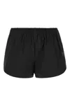 Alexander Wang T T By Alexander Wang Black Polyester Blend Shorts In Black