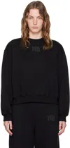 Alexander Wang T T By Alexander Wang Puff Logo Sweatshirt In Black 001