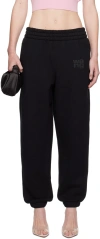 ALEXANDER WANG T BLACK CLASSIC LOUNGE PANTS