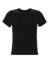 Alexander Wang T Black Cotton T-shirt In Black