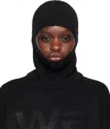 Alexander Wang T Black Logo Compact Deboss Balaclava In 001 Black