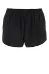 Alexander Wang T T By Alexander Wang Black Polyester Blend Shorts In Black