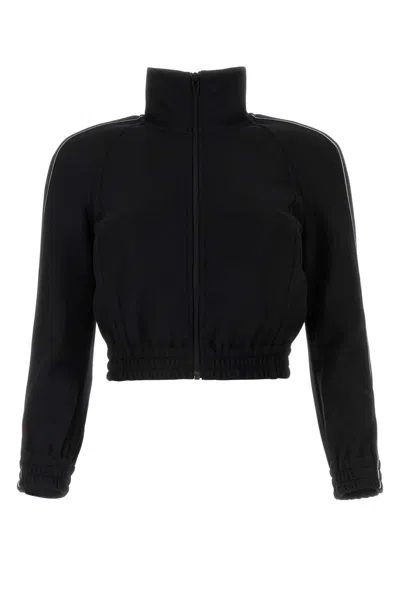 Alexander Wang T T By Alexander Wang Black Polyester Sweatshirt