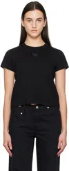 Alexander Wang T T By Alexander Wang Essential Shrunk T-shirt In Black 001