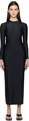 Alexander Wang T T By Alexander Wang 'rashguard' Dress In Black
