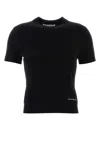 Alexander Wang T T By Alexander Wang Charcoal Wool Sweater In Black